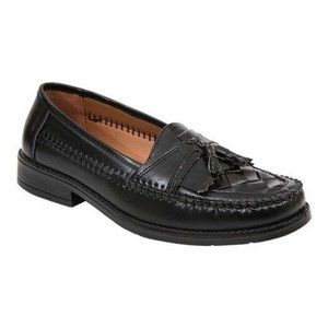 Deer Stags Mens Blair Herman Kiltie Tassel Comfort Loafer - Black - Size 10, NIB